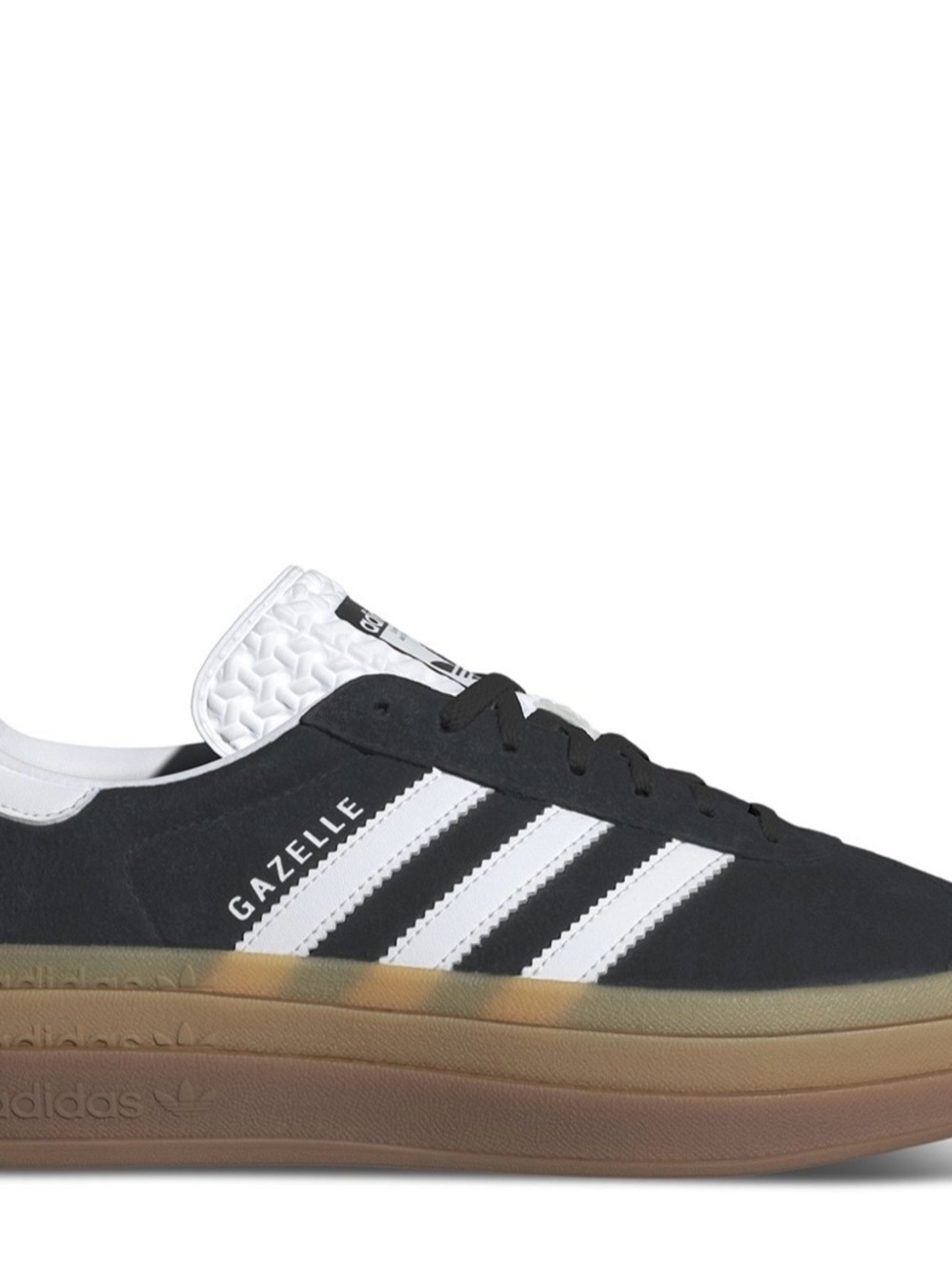 adidas Gazelle Platform Sneaker in Black & White
